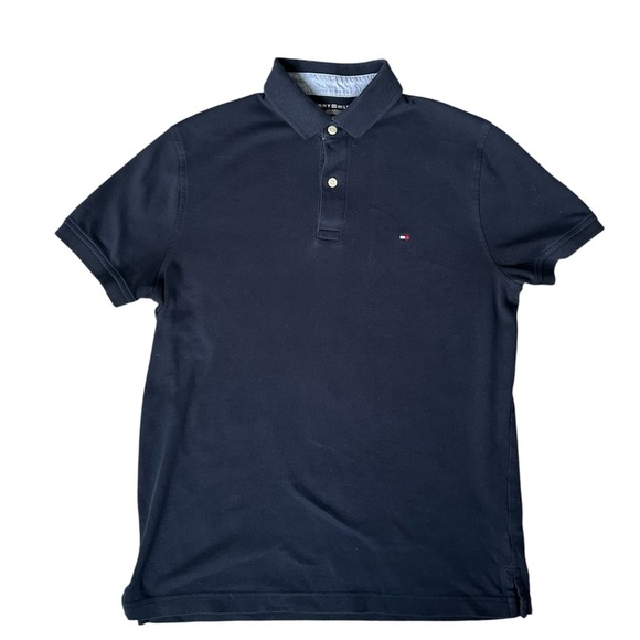 Tommy Hilfiger Men’s Polo Shirts in lavender and navy blue size small - Picture 6 of 12